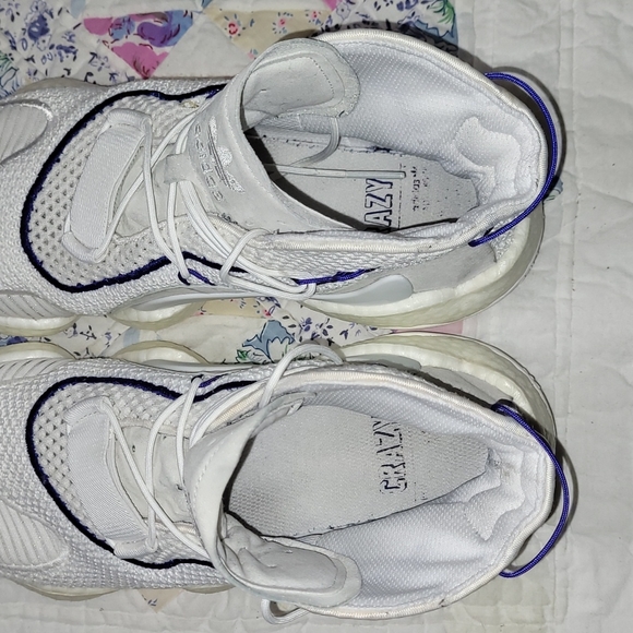 Adidas High Top Crazy Sneakers Size 9 Men's - Picture 5 of 9